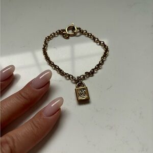 Vintage Juicy Couture Lock Charm Bracelet